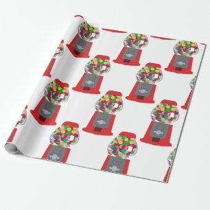 Papel De Presente Máquina de Gumball