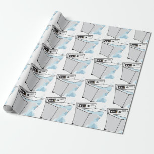 Papel De Presente Máquina de Lavar