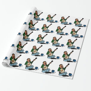 Papel De Presente Máquina desbastadora pobre do banjo