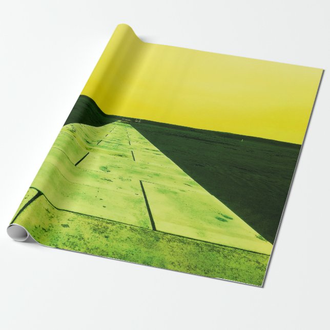 Papel De Presente Mar de inverno (Desenrolado)