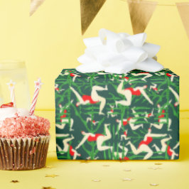 Papel De Presente Maravilhosa Natação Selvagem