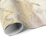 Papel De Presente Marble Champaigne, Cinza Dourada, Traço metálico<br><div class="desc">Minimalismo e elegância de acordo com as tendências reais da decoração interior. Para Muitas Ocasiões De Glam De Luxo</div>