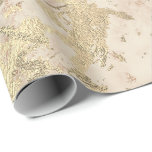 Papel De Presente Marble Champaigne Dourado Peach Blush Metal Stroke<br><div class="desc">Minimalismo e elegância de acordo com as tendências reais da decoração interior. Para Muitas Ocasiões De Glam De Luxo</div>
