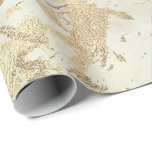 Papel De Presente Marble Champaigne Dourado Traços Metálicos Sepia<br><div class="desc">Minimalismo e elegância de acordo com as tendências reais da decoração interior. Para Muitas Ocasiões De Glam De Luxo</div>