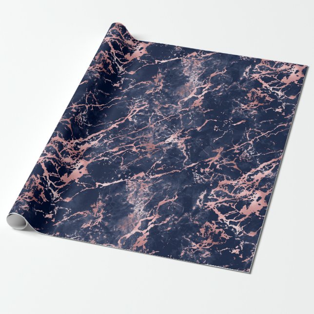 Papel De Presente Marble Elegante (Desenrolado)