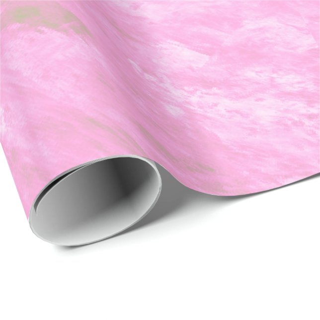 Papel De Presente Marble Rosa (Ponta do rolo)
