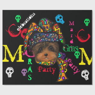 Papel De Presente Mardi GRAS