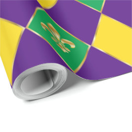Papel De Presente Mardi Gras Carnaval de Carnaval