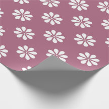 Margaridas Brancas c/Fundo Rosa