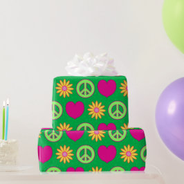 Papel De Presente Margaridas Divertidas