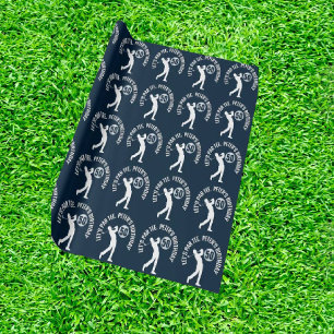 Papel De Presente Marinha Feliz Aniversário  HOMEM Golfista