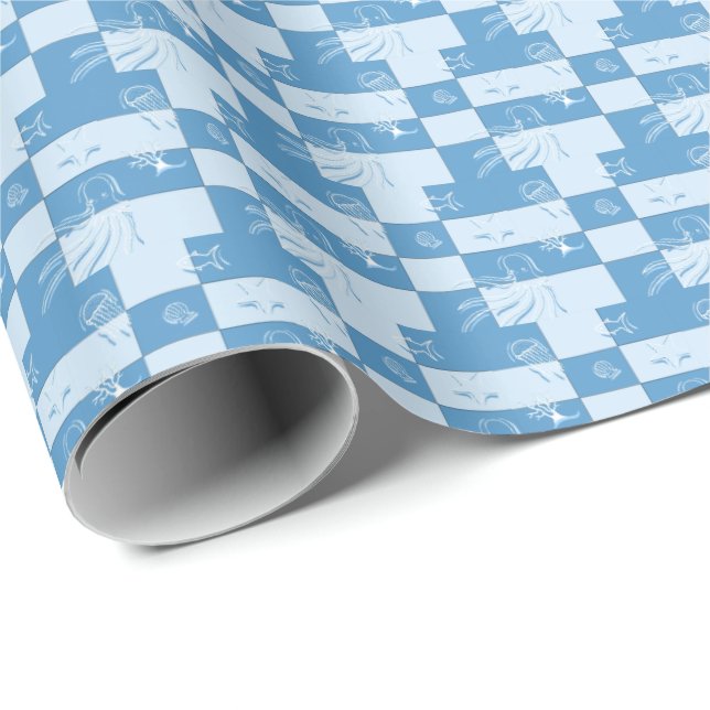 Papel De Presente Marinho (Ponta do rolo)