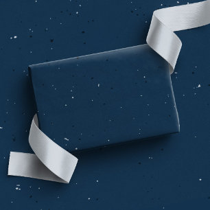 Papel De Presente Marinho azul espeto simples diversão fora da porta