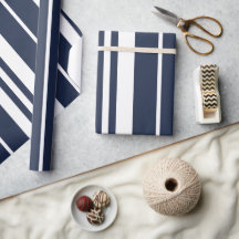 Marinho Azul White Stripes Moderno