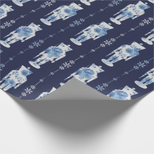 Papel De Presente Marinho Nutcracker Wraptor Paper