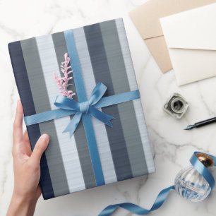 Papel De Presente Marinhos Cinzas