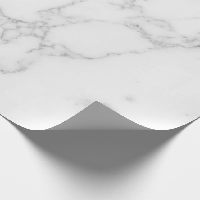 Papel De Presente Mármore Branco (Ponta)
