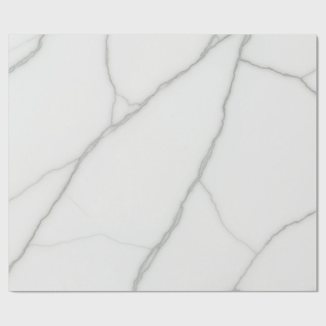 Papel De Presente Mármore Branco (Aberto)