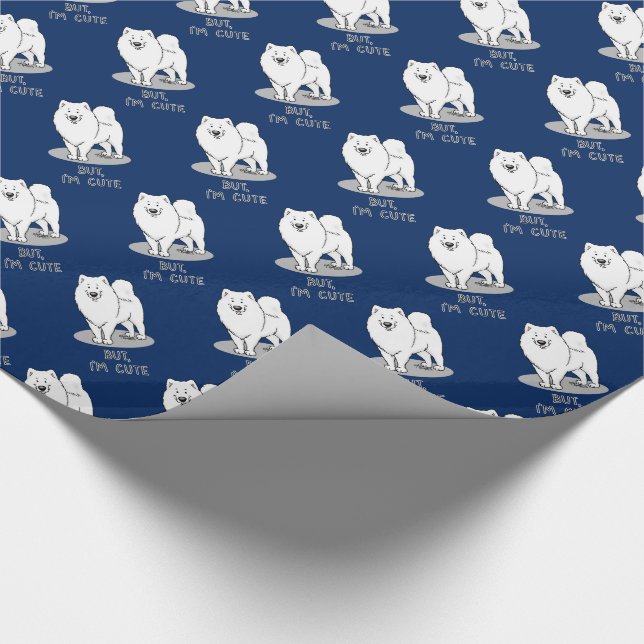 Papel De Presente Mas eu sou o Cachorro Bela Samoyed Engraçado Sammi (Ponta)