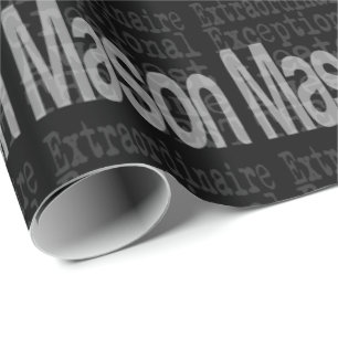 Papel De Presente Mason Extraordinaire