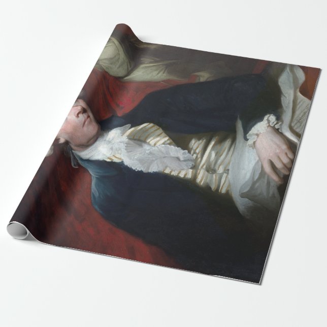 Papel De Presente Mather Brown Retrato de Thomas Jefferson (Desenrolado)