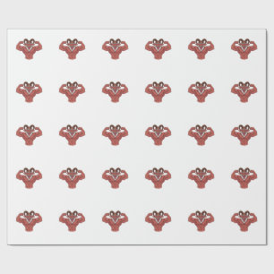 Papel De Presente Mau Krampus Malhação de Músculos Flexíveis de Nata
