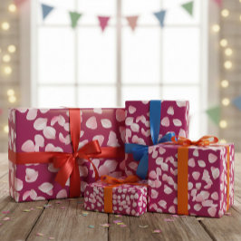 Papel De Presente Mauve Sakura Pink Petals Wrapping Paper