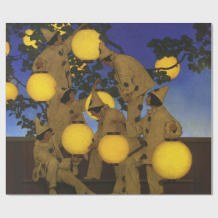 Papel De Presente Maxfield Parrish Os Portadores de Lanternas 1908 V