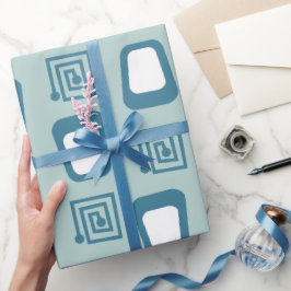 Papel De Presente Mazes e Trapezoides
