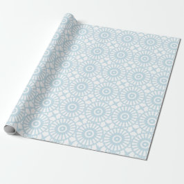 Papel De Presente Mazipoodles Kaleidoscope S - Pato Ovo Azul Branco