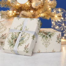 Medalhão Botânico Damask Winter Botanica
