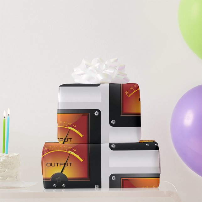 Papel De Presente Medidor de Nível de Saída VU Meter de Áudio (Criador carregado)