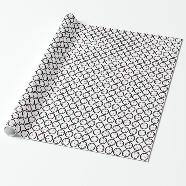 Papel De Presente Medidores analógicos (Desenrolado)