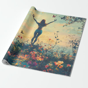 Papel De Presente Meditação Serena ao Nascer do Sol (1)
