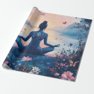 Papel De Presente Meditação Serena ao Nascer do Sol (2)