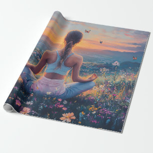 Papel De Presente Meditação Serena ao Nascer do Sol (4)