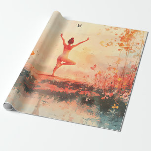 Papel De Presente Meditação Serena ao Nascer do Sol (7)