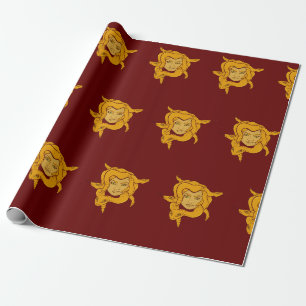 Papel De Presente Medusa