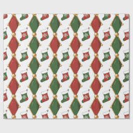 Papel De Presente Meia de Natal