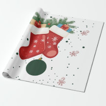 Meias de Natal e Presentes de Natal Lindos Desenh