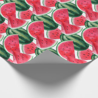 Papel De Presente Melancia da aguarela