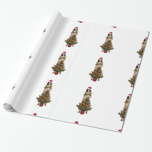 Papel De Presente MELANIA, O TRAMP de natal (Desenrolado)