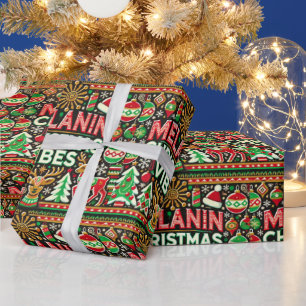 Papel De Presente Melanin Christmas Vibes