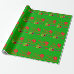 Papel De Presente Mele Kalikimaka<br><div class="desc">Aloha! Você está celebrando o Natal no Havaí? Adicione um pouco de estilo havaiano às suas celebrações de Natal com este Ukulele havaiano, e uma flor vermelha de hibisco para um tema de Natal tropical. Este é o presente de Natal perfeito para qualquer um que ama o uque está tirando...</div>