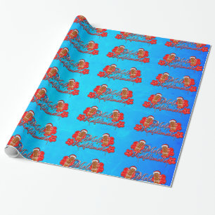Papel De Presente Mele Kalikimaka Tiki