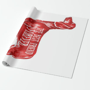 Papel De Presente Melhor Amigo