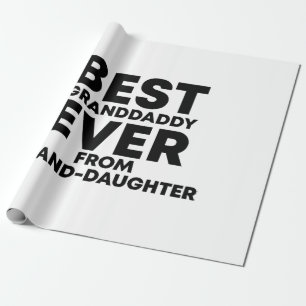 Papel De Presente Melhor avô de neta