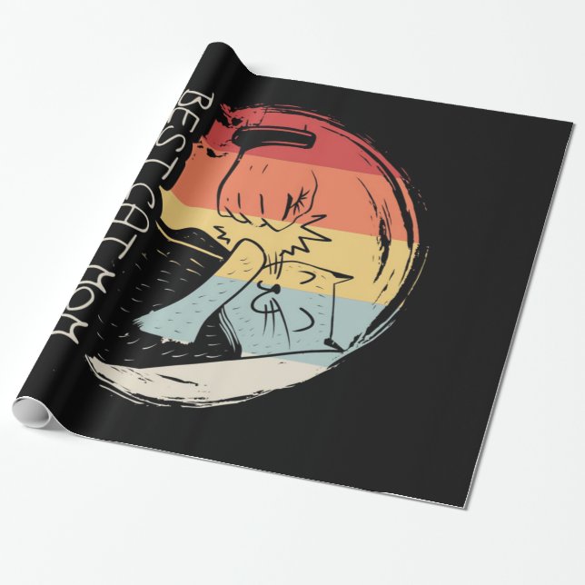 Papel De Presente Melhor Cat Mãe Personalizada Alguma Vez (Desenrolado)