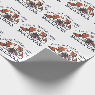 Papel De Presente Melhor com meu Bulldog