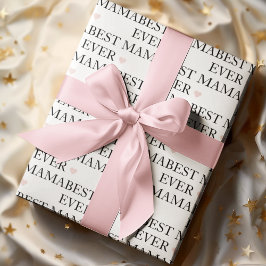 Papel De Presente Melhor Mãe Nunca | FELIZ DIA DE AS MÃES